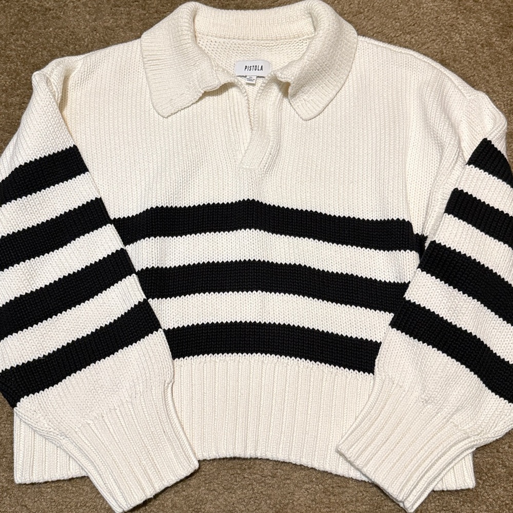 Ladies PISTOLA Chunky cable nit sweater XL